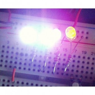 LED 3mm, 5mm - Rouge, Vert, Jaune, Blue, Blanc.